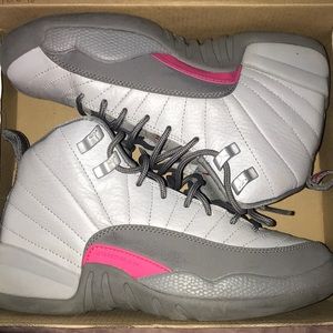 COPY - Jordan 12s Gs Vivid Pink